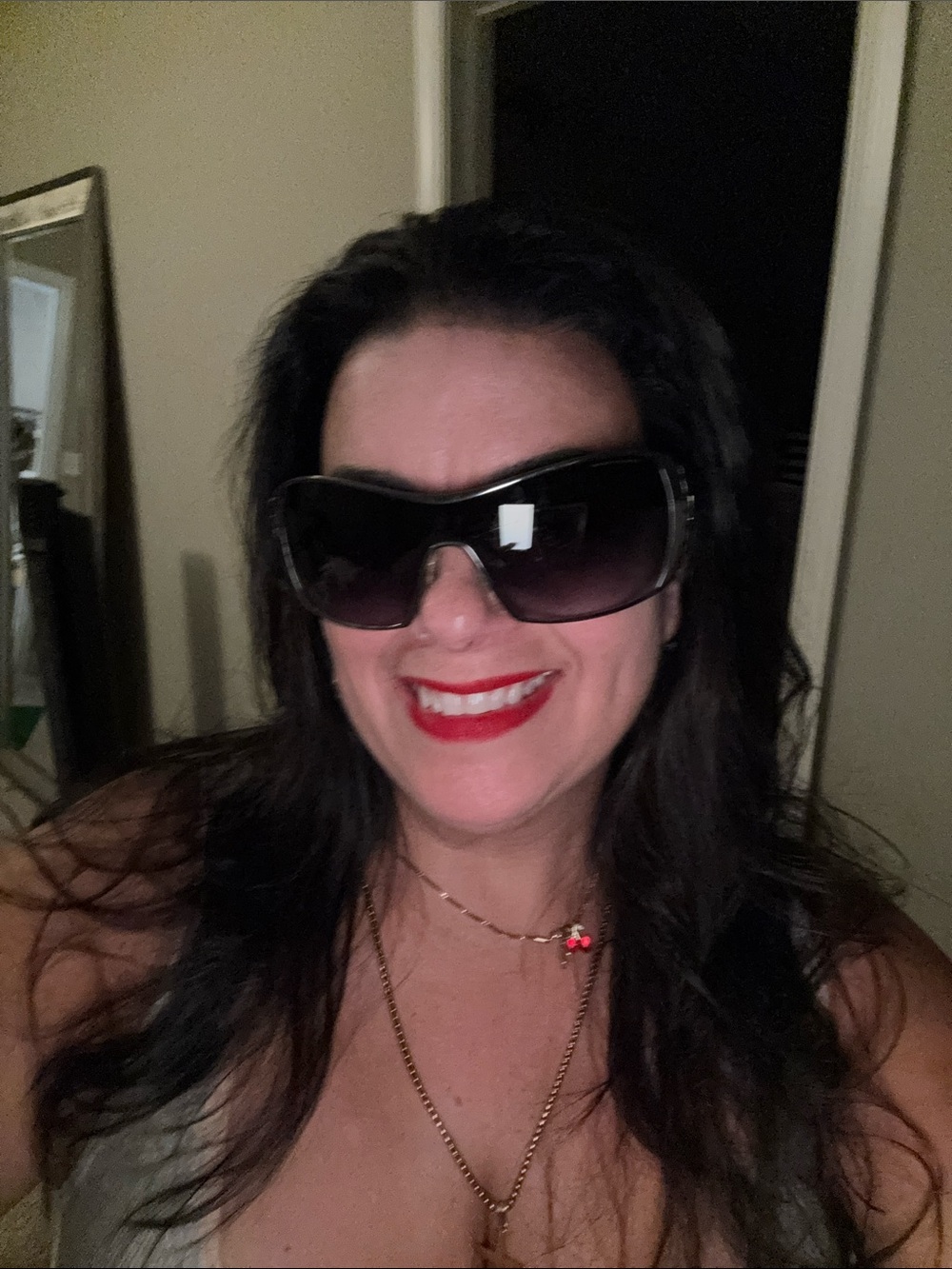 Armani Exchange Black Gradient Lens Women's Sunglasses